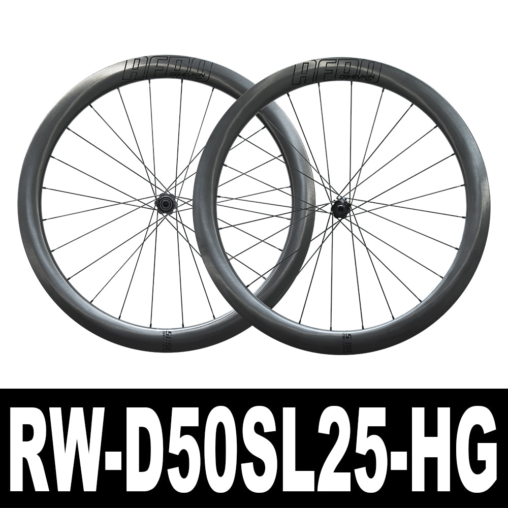 OG-EVKIN RW-50SL25 Carbon Road Wheelset Disc/Rim Brake