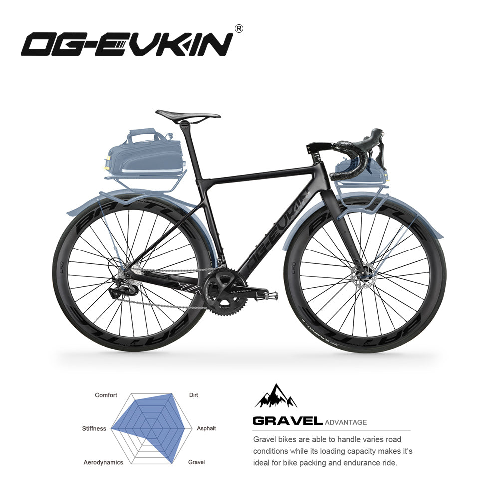 Kylin Carbon Gravel Bike Frame Fully Hidden Cable EPS Frame
