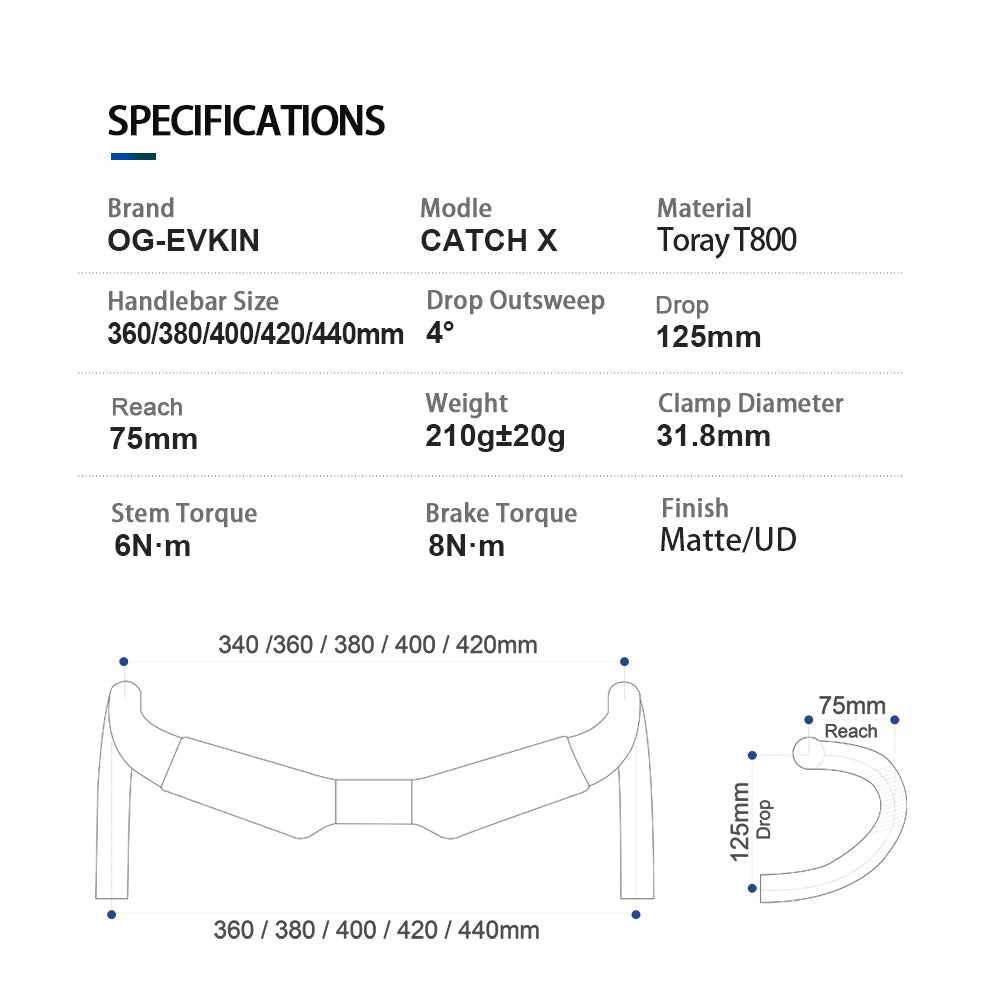 Amazon.co.jp: OG-EVKIN TURBO AIR AERO Road Bike HANDLEBAR
