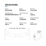 HB-CATCHX Carbon Road Handlebar Aero Drop Bar