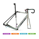 QONQI Road Carbon Fibre Frame Rim/Disc Brake