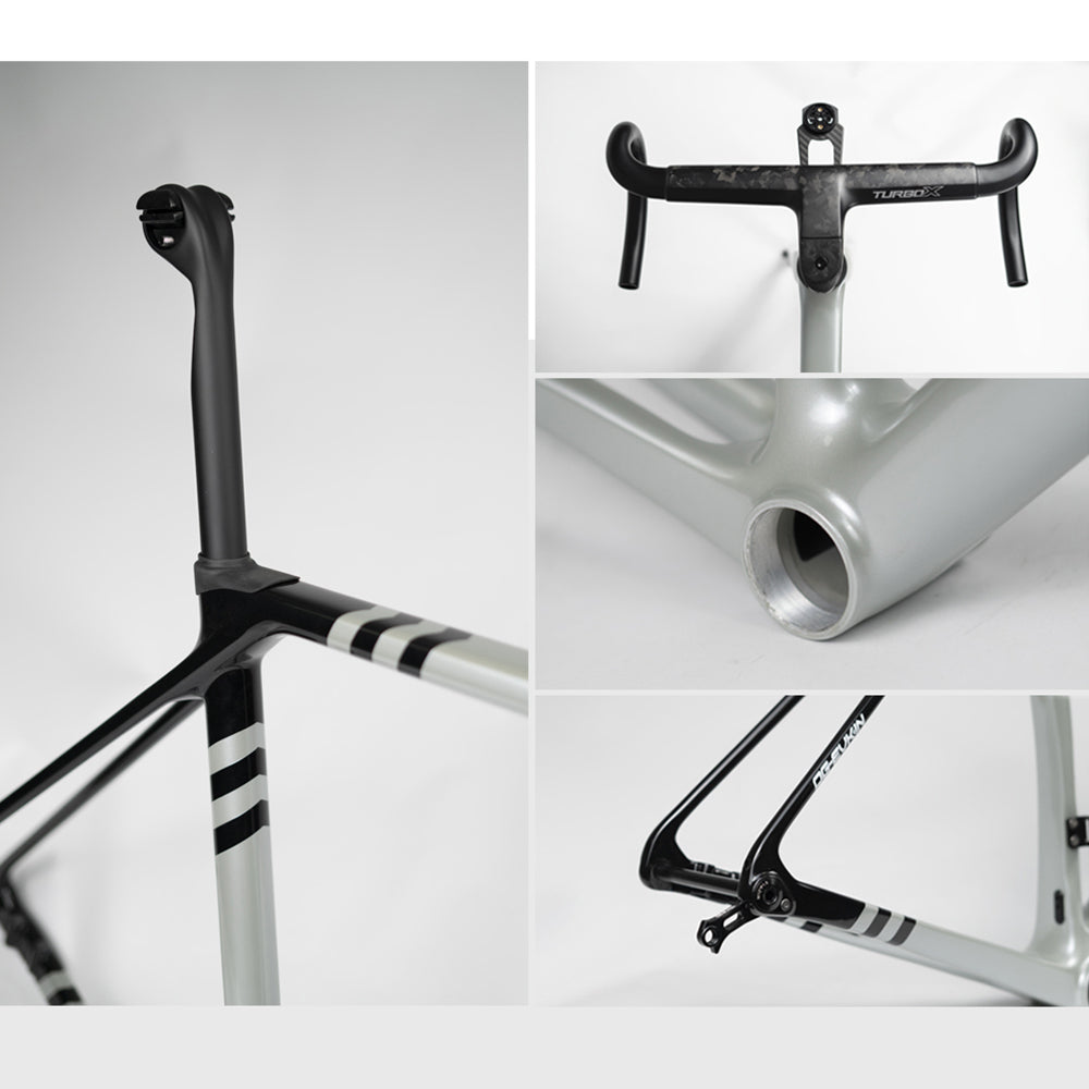 QONQI Road Carbon Fibre Frame Rim/Disc Brake