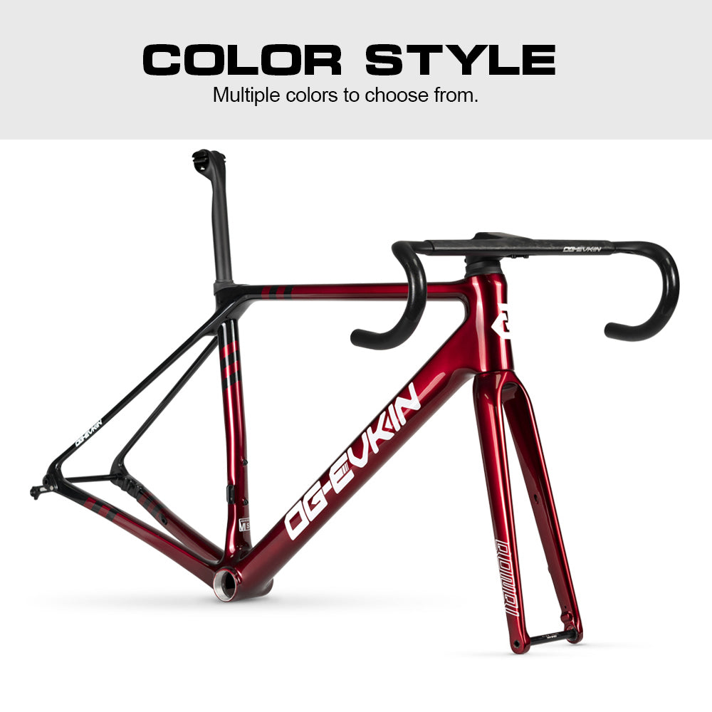 QONQI Road Carbon Fibre Frame Rim/Disc Brake