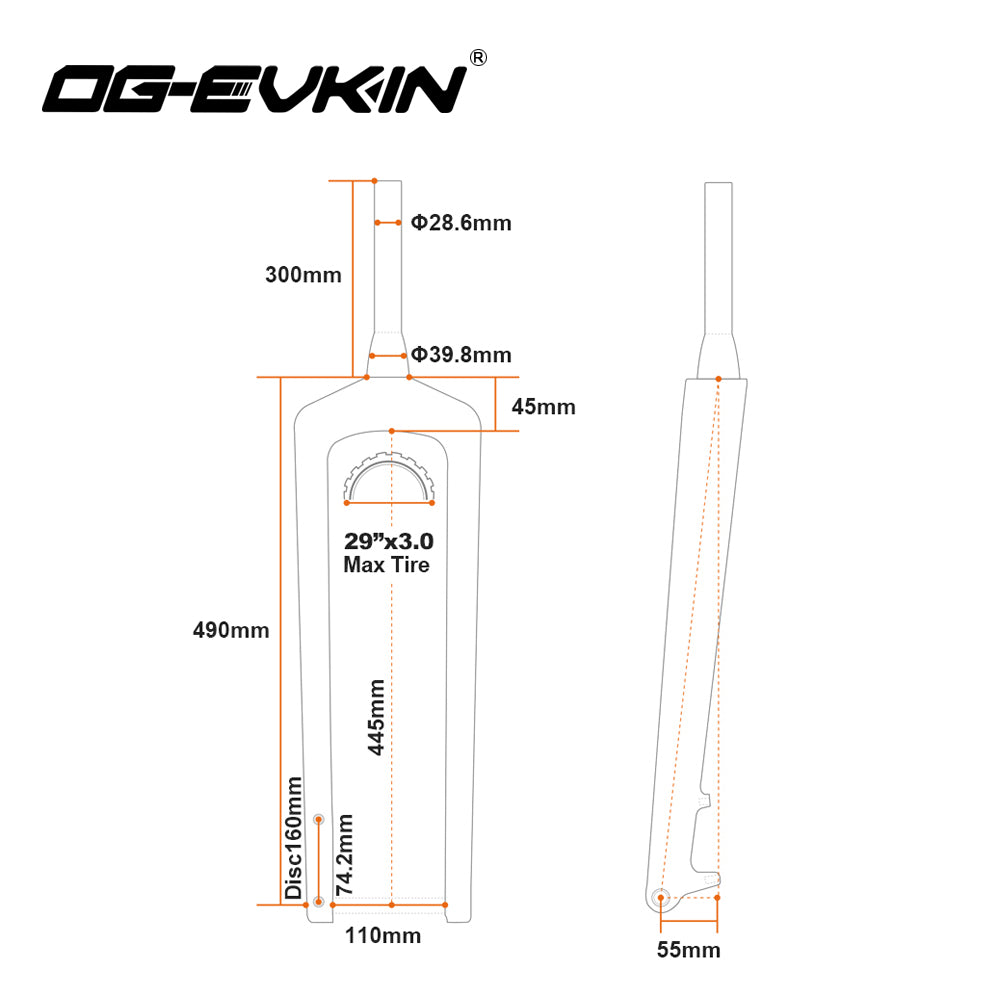 FK-011 MTB Fork