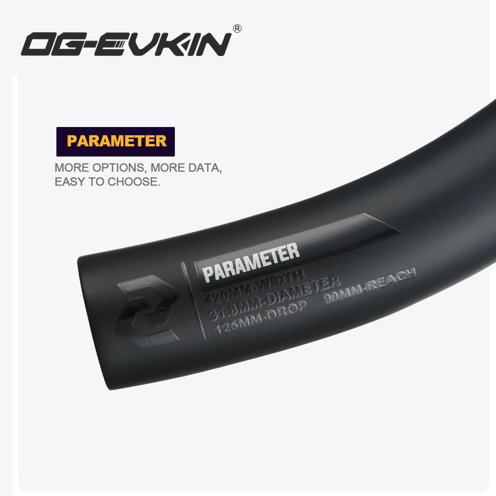 OG-EVKIN HB-011 Carbon Handlebar Road Bike Drop Bar Bicycle