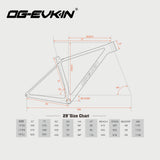 OG-EVKIN BAIZE MTB Carbon Mountain Bike Frame