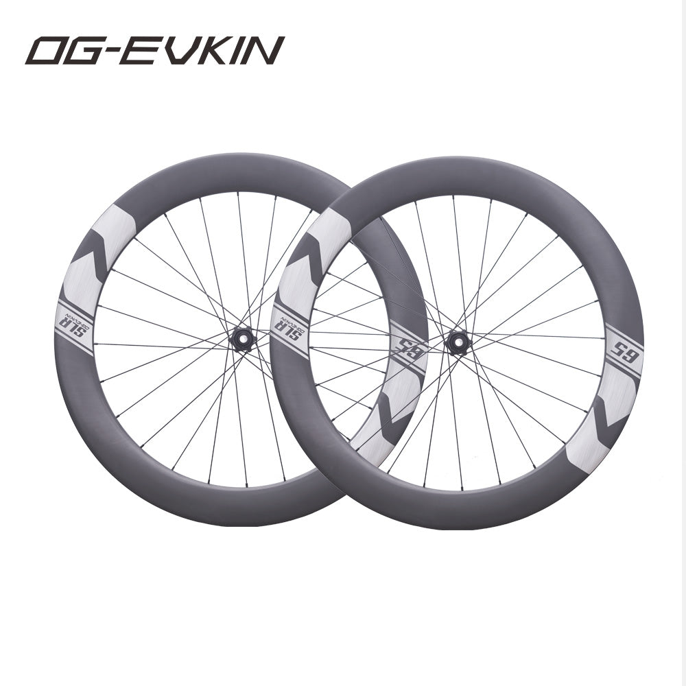 OG-EVKIN RW-65SLR Carbon Road Wheelset Disc Brake