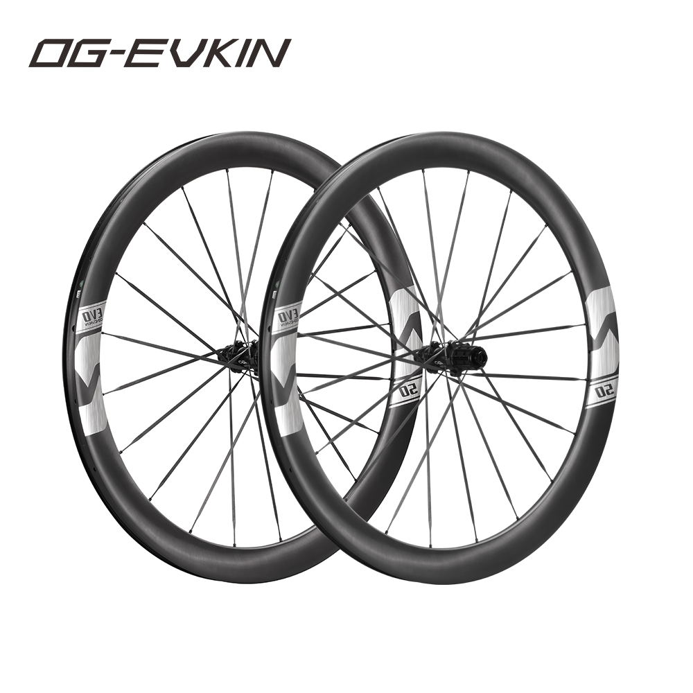 OG-EVKIN EVO50 Carbon Road Wheelset Disc Brake