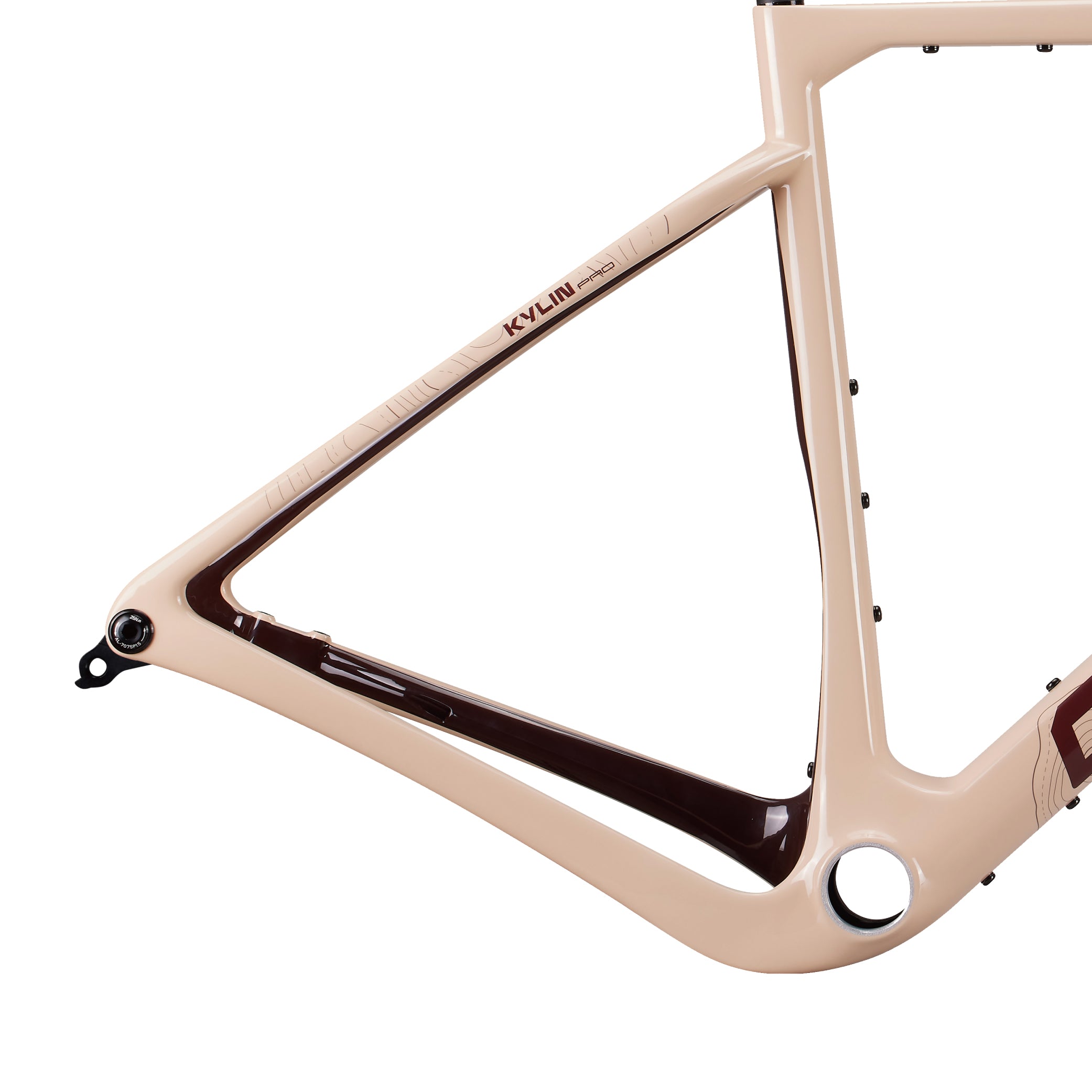 carbon fibre gravel bike KYLIN PRO Frame Road / Carbon Gravel Size:F0--SHIPS-NOW-- over-10%-margin VEVOR Hundeanhänger, bis zu