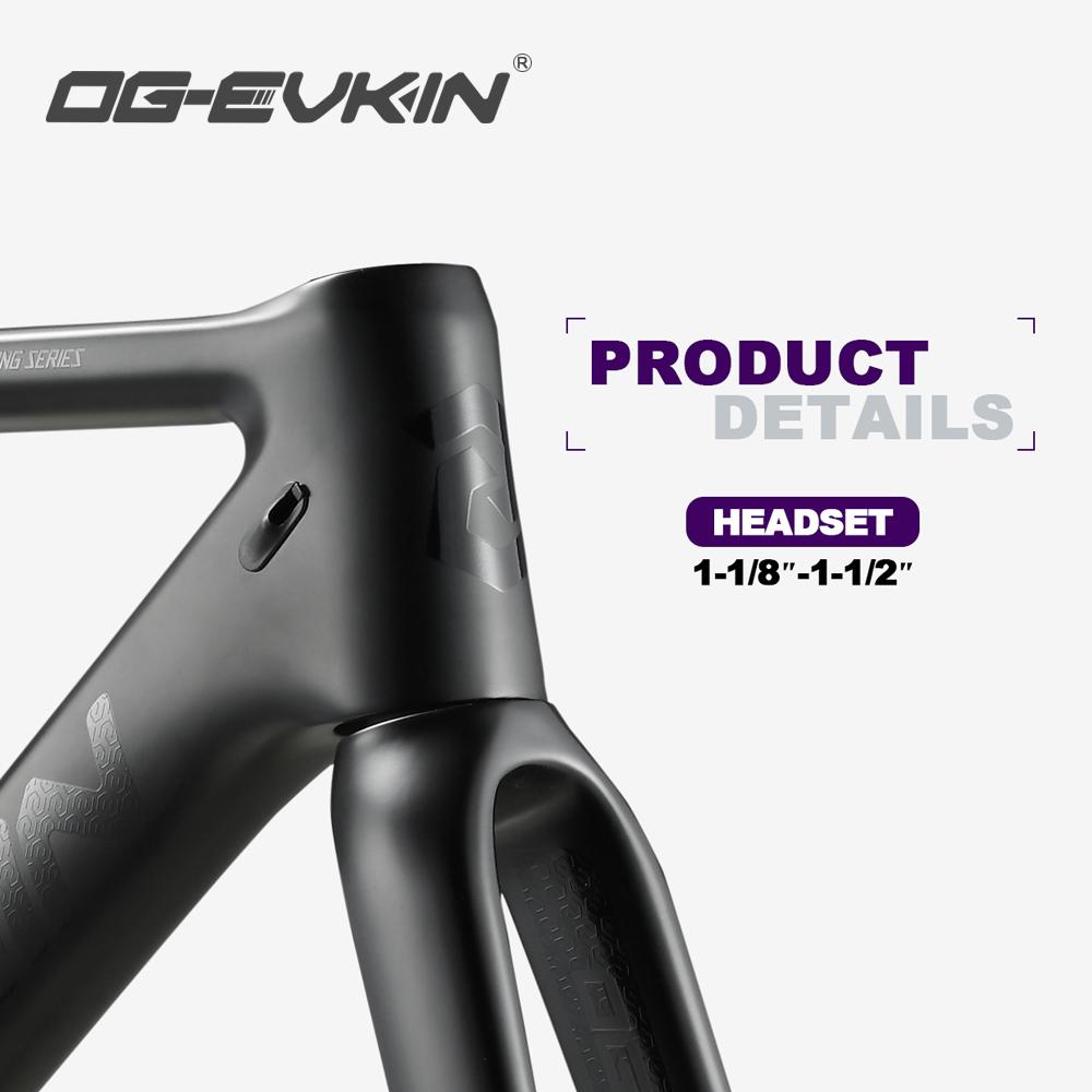 OG-EVKIN CF-025 Carbon Road Frame V-Brake Bicycle Frame Super