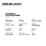 CF-080 MTB Carbon Mountain Bike Frame