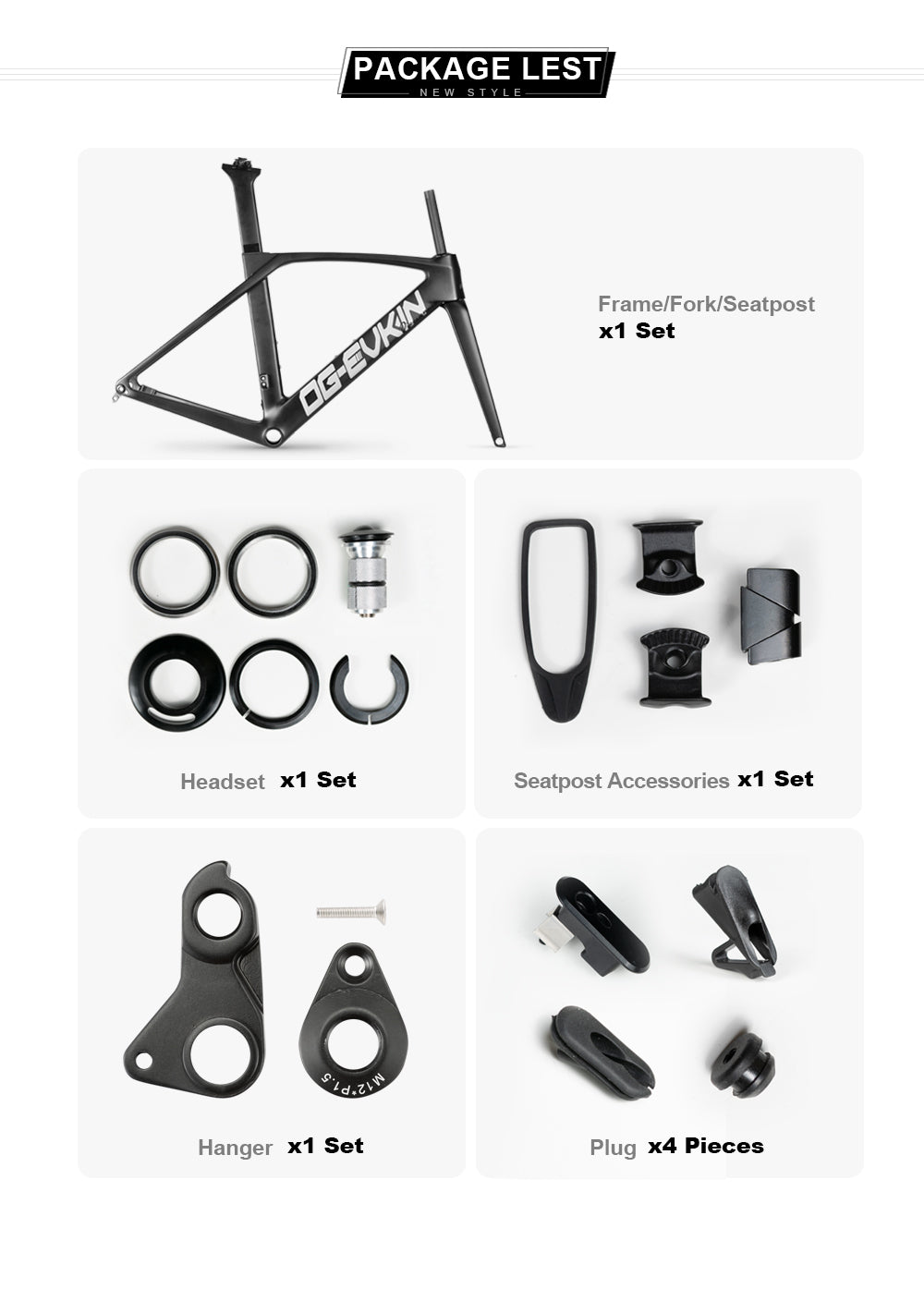 Linnet CF-026 Disc Carbon Road Bike Frame