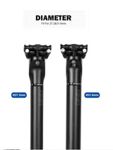 SP-013 Carbon Seatpost 27.2/31.6MM 0mm Offset MTB Or Road 400MM Seat