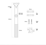 SP-013 Carbon Seatpost 27.2/31.6MM 0mm Offset MTB Or Road 400MM Seat